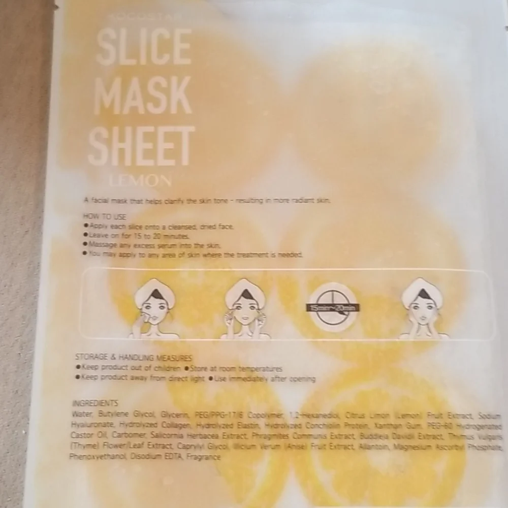 Kocostar Slice Mask Sheet in Lemon